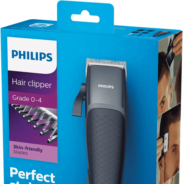 ماكينه حلاقه شعر راس طراز 3000 المنزلية سلكية شفرات ستانلس ستيل فيليبس Philips Stainless Steel Blades Wired 3000 Series Hairclipper