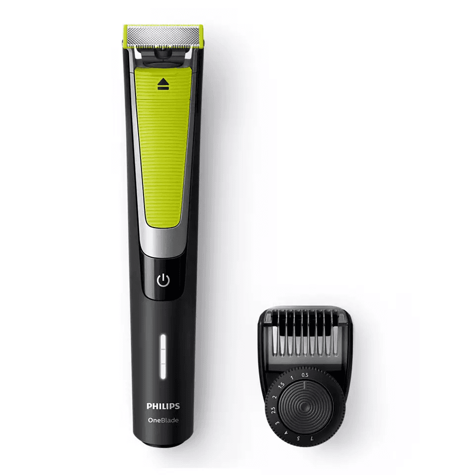 ماكينة حلاقة فيليبس رطب وجاف أسود وأخضر philips Black And Green Wet And Dry One Blade Pro Shaver Trimmer