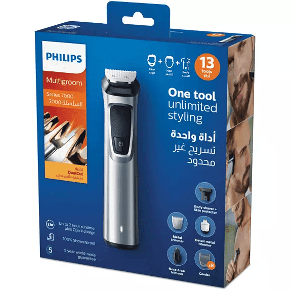 ماكينة حلاقة فيليبس 7000 للجسم Philips Series 7000 13-in-1 Multigrooming Kit