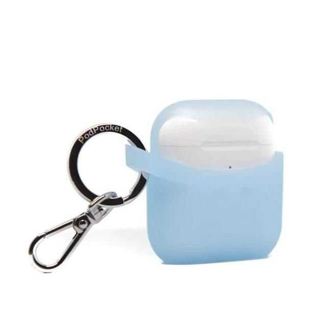 PodPocket pod pocket silicone case for apple airpod scoop collection light blue - SW1hZ2U6NTgxNzE=