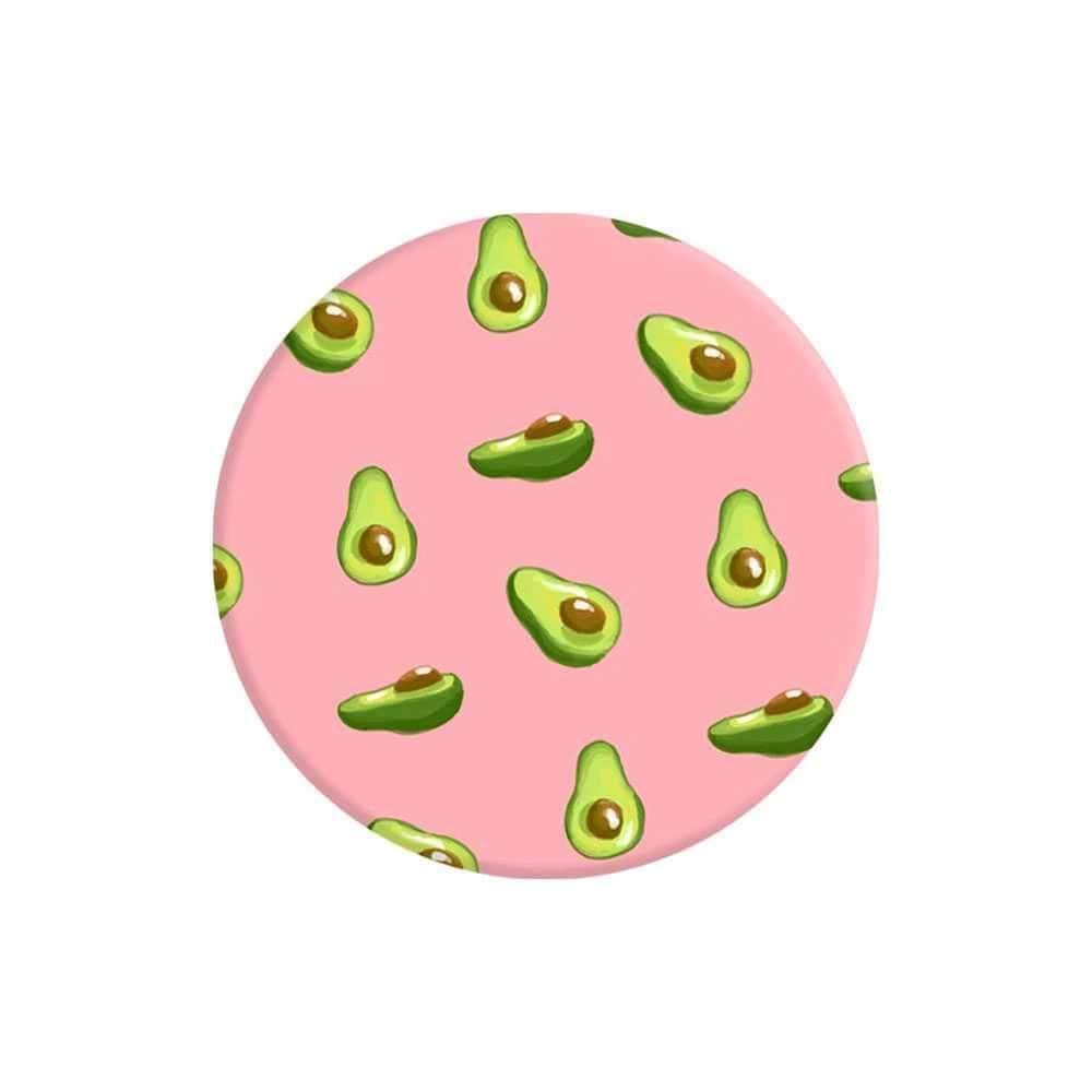 popsockets stand and grip avocados pink