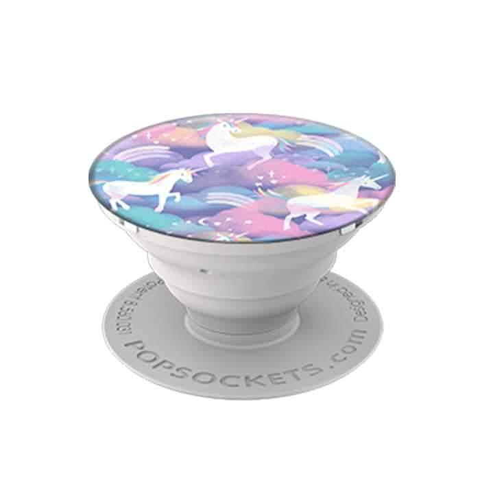 popsockets stand and grip unicorns in the air