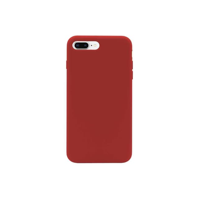 كفر ايفون 8 بلس سيليكون أحمر من بورودو Porodo Case for iPhone 8 Plus