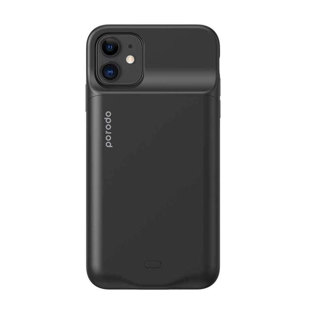 كفر بطارية شحن لاسلكي 4500 mah  لآيفون 11  – أسود