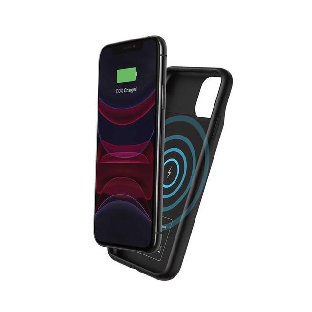 كفر بطارية شحن لاسلكي 4500 mah  لآيفون 11  – أسود