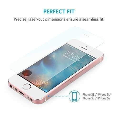 شاشة حماية ايفون 5 اس زجاج بورودو Porodo Glass Screen Protector for iPhone 5S