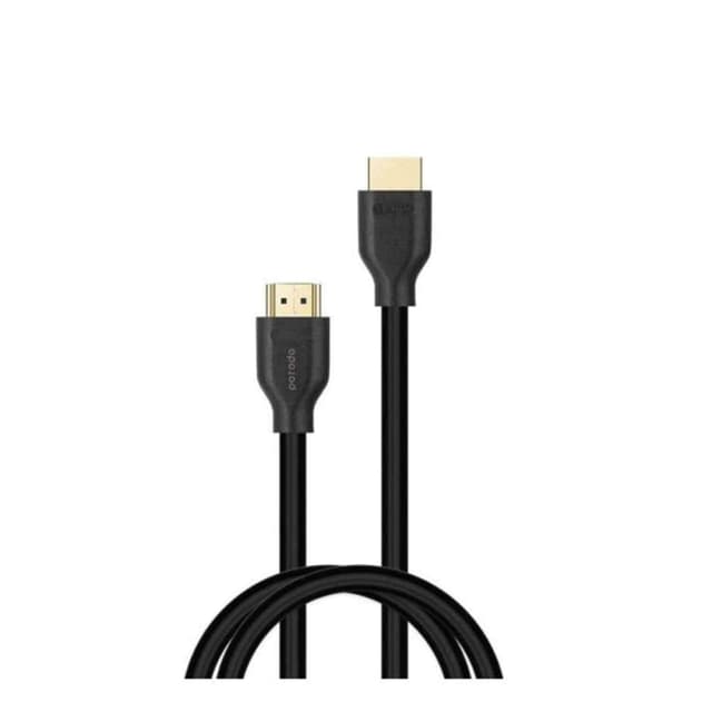 porodo 8k hdmi to hdmi cable v2 1 3m 10ft black - 60190