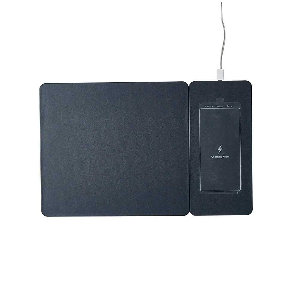 pout hands 3 split detachable wireless charging mouse pad midnight blue
