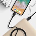 كابل USB-C إلى Lightning من Powerology - أسود