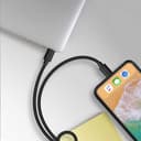 كابل USB-C إلى Lightning من Powerology - أسود