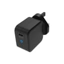 شاحن Ultra-Compact 61W PD GaN Charger UK Powerology - أسود
