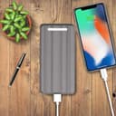 باوربانك ذكي ذو تصميم رفيع سعة 10000ميللي امبير رمادي