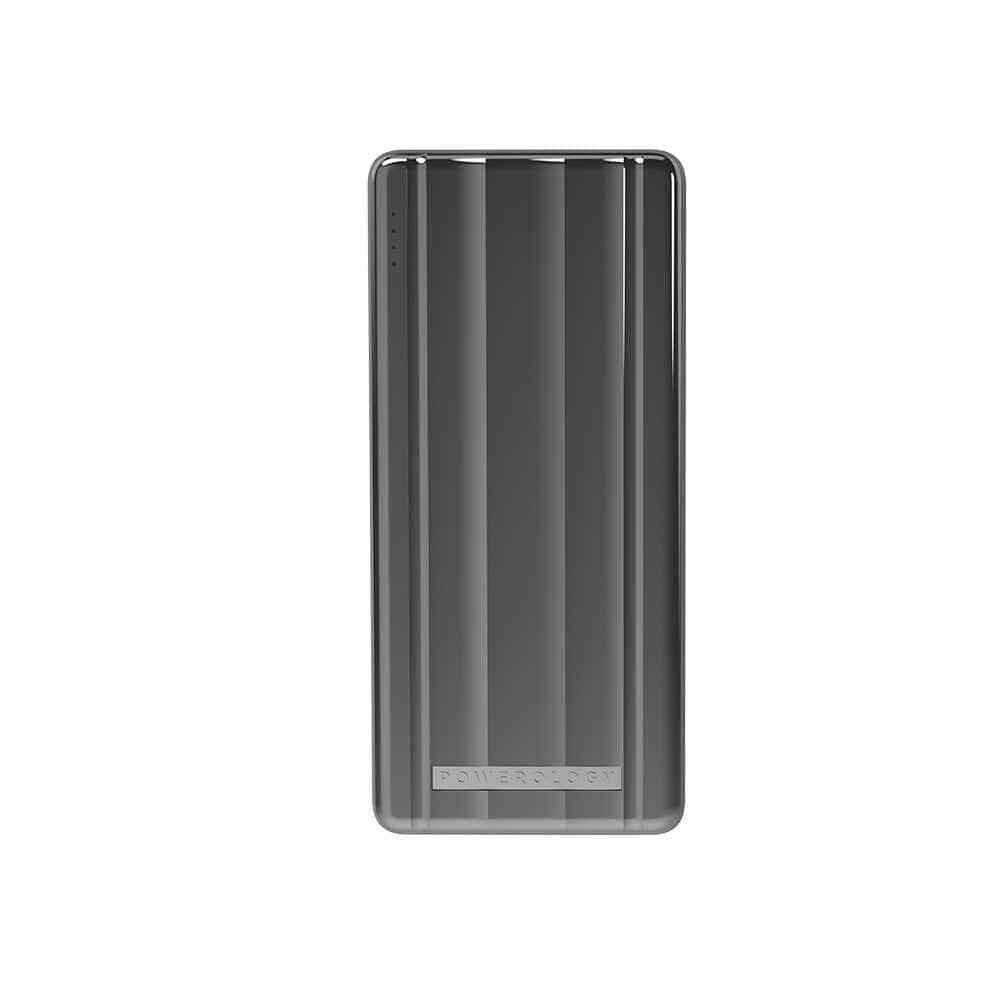 powerology slim pd power bank 20000mah 18w gray