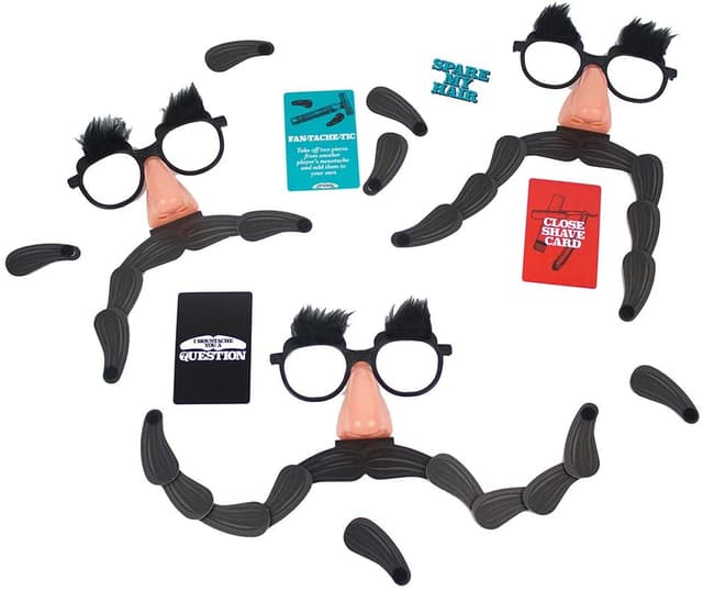 professor puzzle i moustache you a question fun party game trivia quiz the ultimate facial hair face off challenge box set for kids adult family friends multi players indoor outdoor