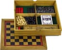 مجموعة ألعاب خشبية 6 في 1 Professor Puzzle - WOODEN GAMES COMPENDIUM