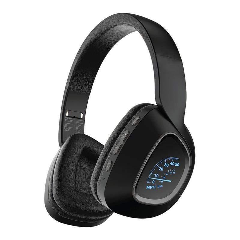 Promate Bavaria Deep Bass Over-Ear Wireless Stereo Headphone, Black