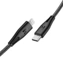 كابل مجدول طول 1.2 م RAVPower Nylon Braided Type-C to Lightning Cable  - أسود