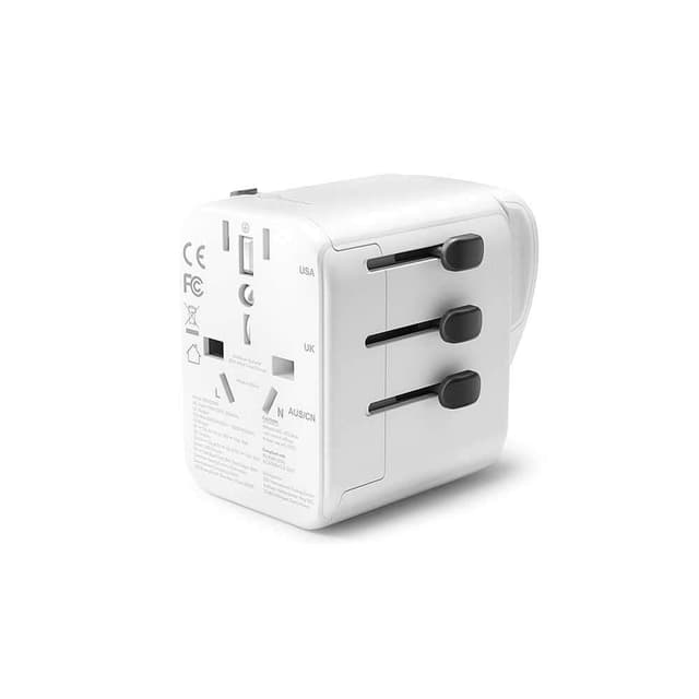 فيش السفر 30 واط أربع منافذ أبيض راف باور RAVPower Universal 4-Port Travel Charger 