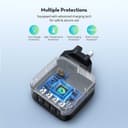 ravpower 4 port prime wall charger 40w black