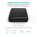 Ravpower 22000mah External Battery Pack With Triple Ismart 2.0 Usb Ports - Black