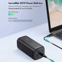 باور بانك 20000mAh 48W Ravpower PD Pioneer 4-Port Powerbank - أسود