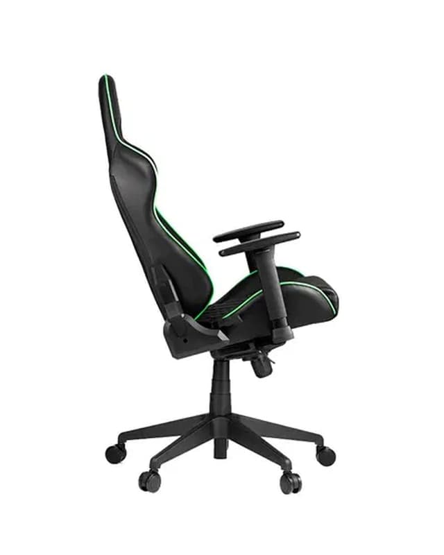 كرسي قمينق بعجلات و امكانية الامالة اسود اخضر ريزرRAZER - Tarok Essentials Gaming Chair
