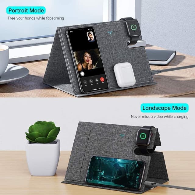 rock 3 in 1 wireless charger