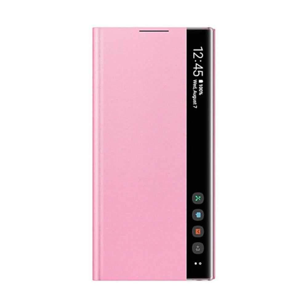 samsung galaxy note 10 5g clear view cover pink