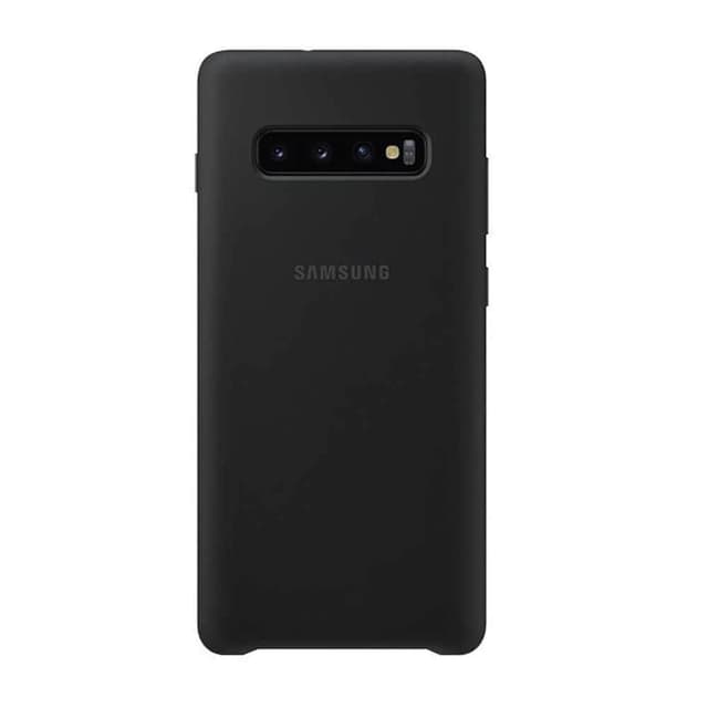 كفر جوال سامسونج جالكسي اس 10 بلس سيليكون أسود سامسونج Samsung Galaxy S10+ Silicone Cover 