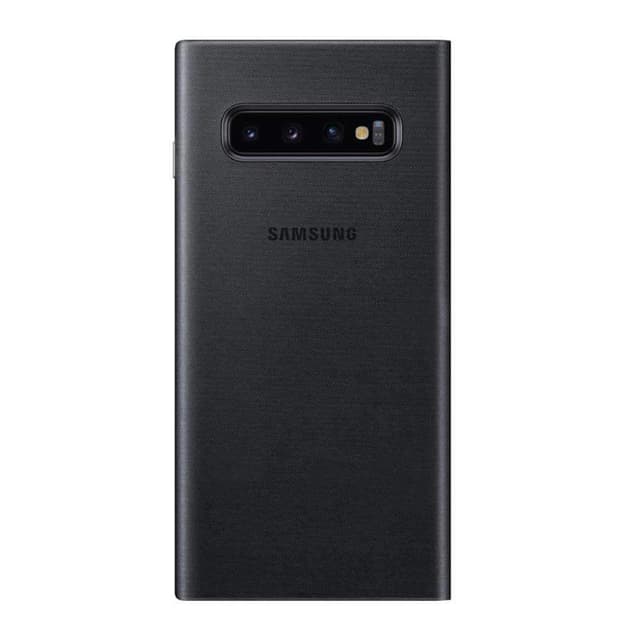 كفر جوال سامسونج جالكسي اس 10 بلس أسود سامسونج Samsung Galaxy S10+ Led View Cover 