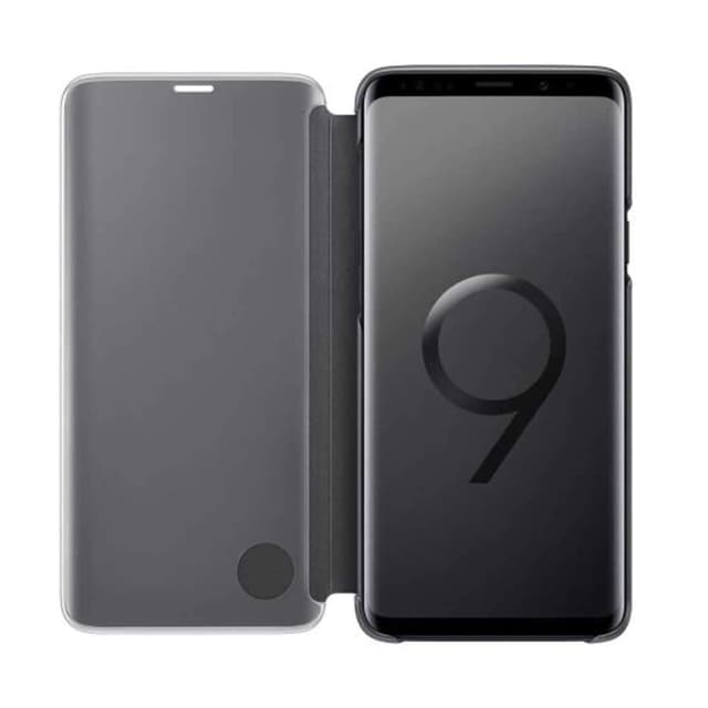 كفر جوال سامسونج جالكسي اس 9 بلس أسود سامسونج Samsung Galaxy S9+ Clear View Standing Cover    