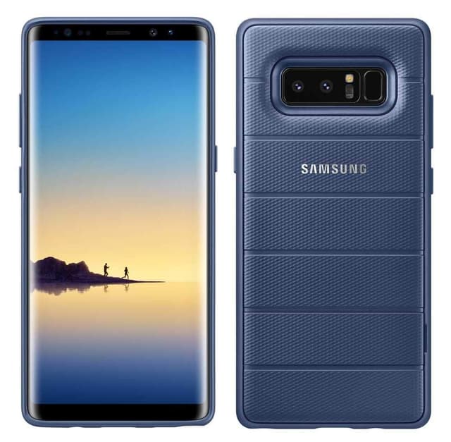 Samsung Galaxy Note 8 Protective Standing Cover - Deep Blue