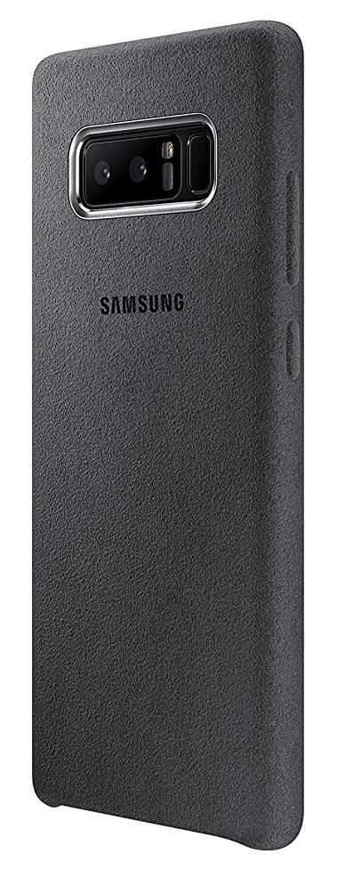 كفر جوال سامسونج جالكسي نوت 8 رمادي سامسونج Samsung Note 8 Alcantara Back Cover 
