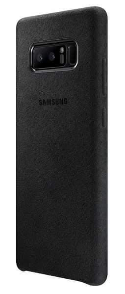 كفر جوال سامسونج جالكسي نوت 8 أسود سامسونج Samsung Note 8 Alcantara Back Cover 