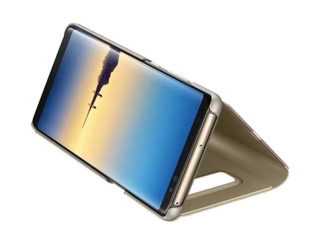 كفر جوال سامسونج جالكسي نوت 8 ذهبي سامسونج Samsung Galaxy Note 8 Clear View Cover