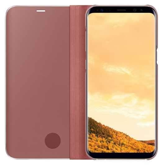 كفر جوال سامسونج جالكسي اس 8 بلس زهر سامسونج Samsung Galaxy S8+ Clear View Standing Cover