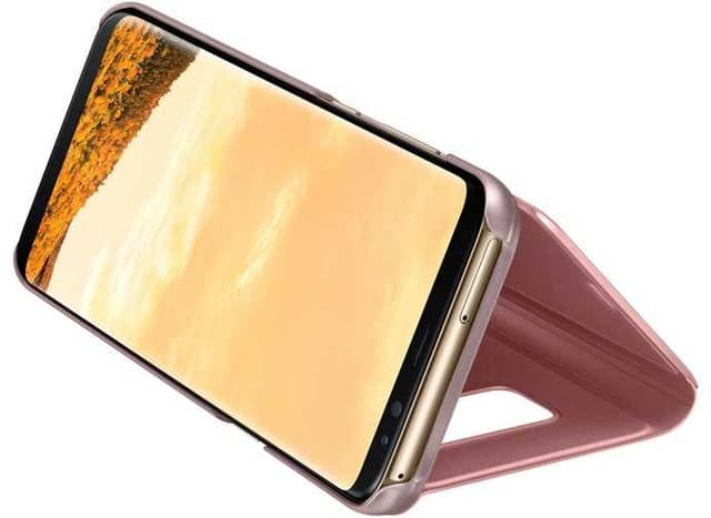 كفر جوال سامسونج جالكسي اس 8 بلس زهر سامسونج Samsung Galaxy S8+ Clear View Standing Cover