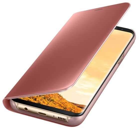 كفر جوال سامسونج جالكسي اس 8 بلس زهر سامسونج Samsung Galaxy S8+ Clear View Standing Cover