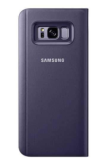 كفر جوال سامسونج جالكسي اس 8 بنفسجي سامسونج Samsung Galaxy S8 Clear View Standing Cover