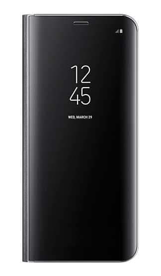 كفر جوال سامسونج جالكسي اس 8 أسود سامسونج Samsung Galaxy S8 Clear View Standing Cover