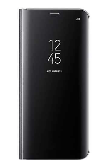 كفر جوال سامسونج جالكسي اس 8 أسود سامسونج Samsung Galaxy S8 Clear View Standing Cover 
