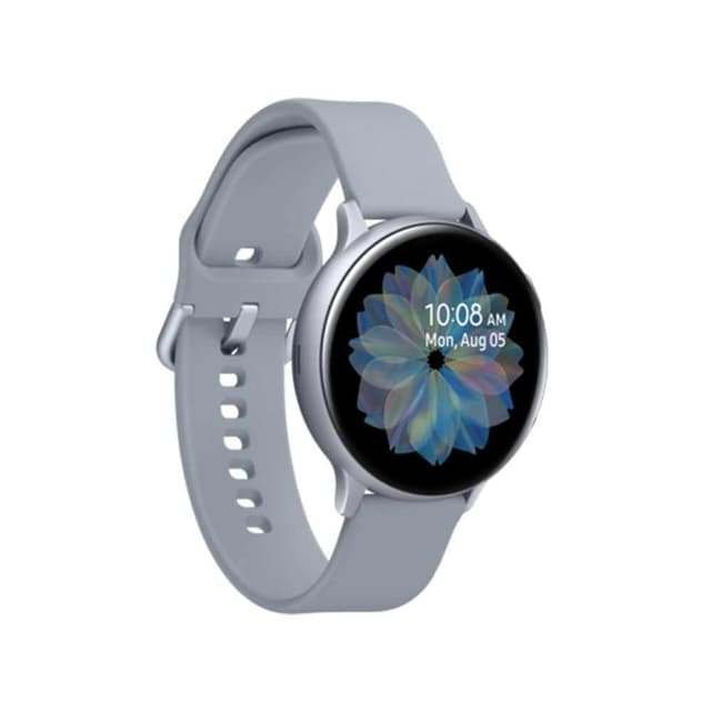 ساعة ذكية سامسونج جالكسي واتش اكتيف 2 مقاس 44 مم فضي سامسونج Samsung Galaxy Watch Active2 
