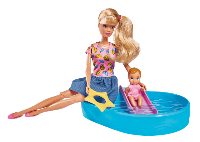 لعبة دمية Simba - Steffi Love Pool Fun