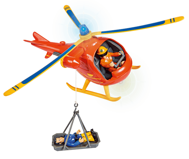 Simba fireman sam helicopter wallaby incl figure