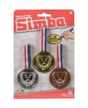 ميداليات للأطفال SIMBA - WORLD OF TOYS WORLD OF TOYS 3 PCS PLASTIC MEDAL