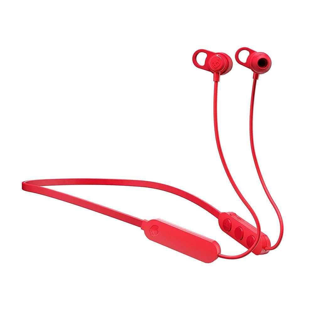 skullcandy jib active wireless in ear headphones black red