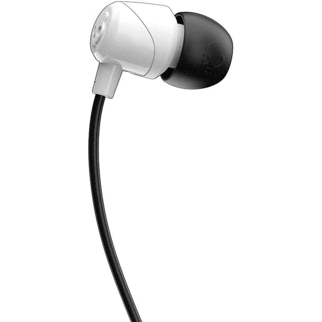 skullcandy jib in ear headphones with mic black white