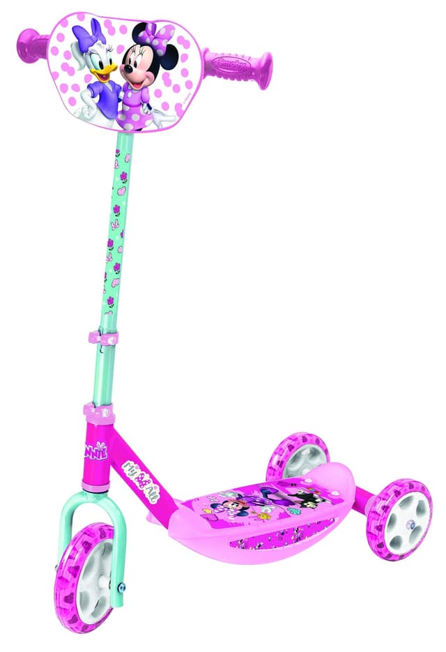 smoby disney minnie mouse 3 wheels scooter