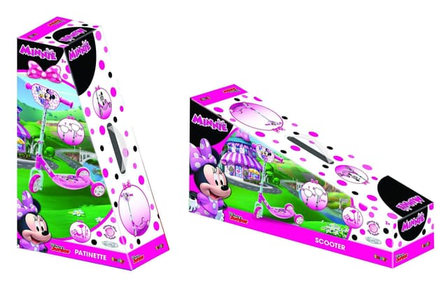 smoby disney minnie mouse 3 wheels scooter