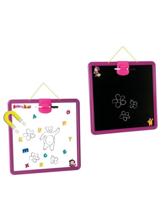 لوح كتابة بوجهين SMOBY - MASHA DOUBLE SIDE SLATE DISPLAY